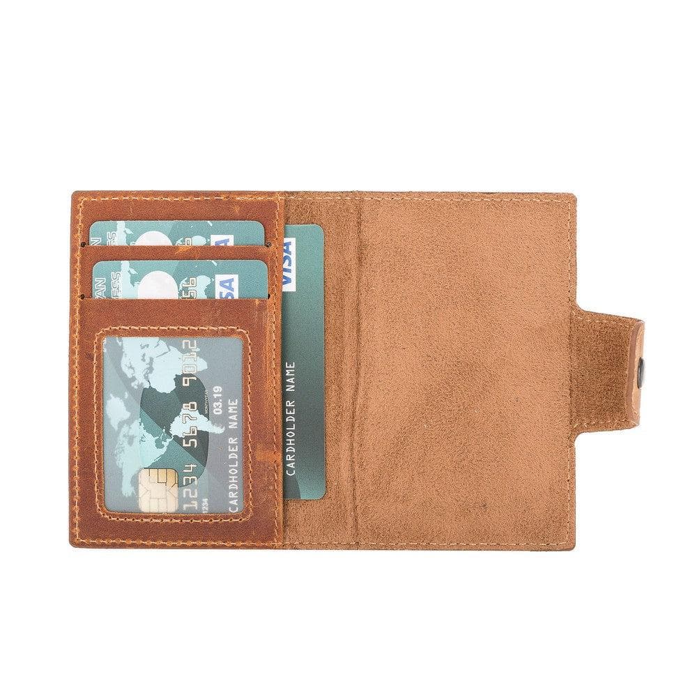 Montella Genuine Leather Pop-Up Card Holder