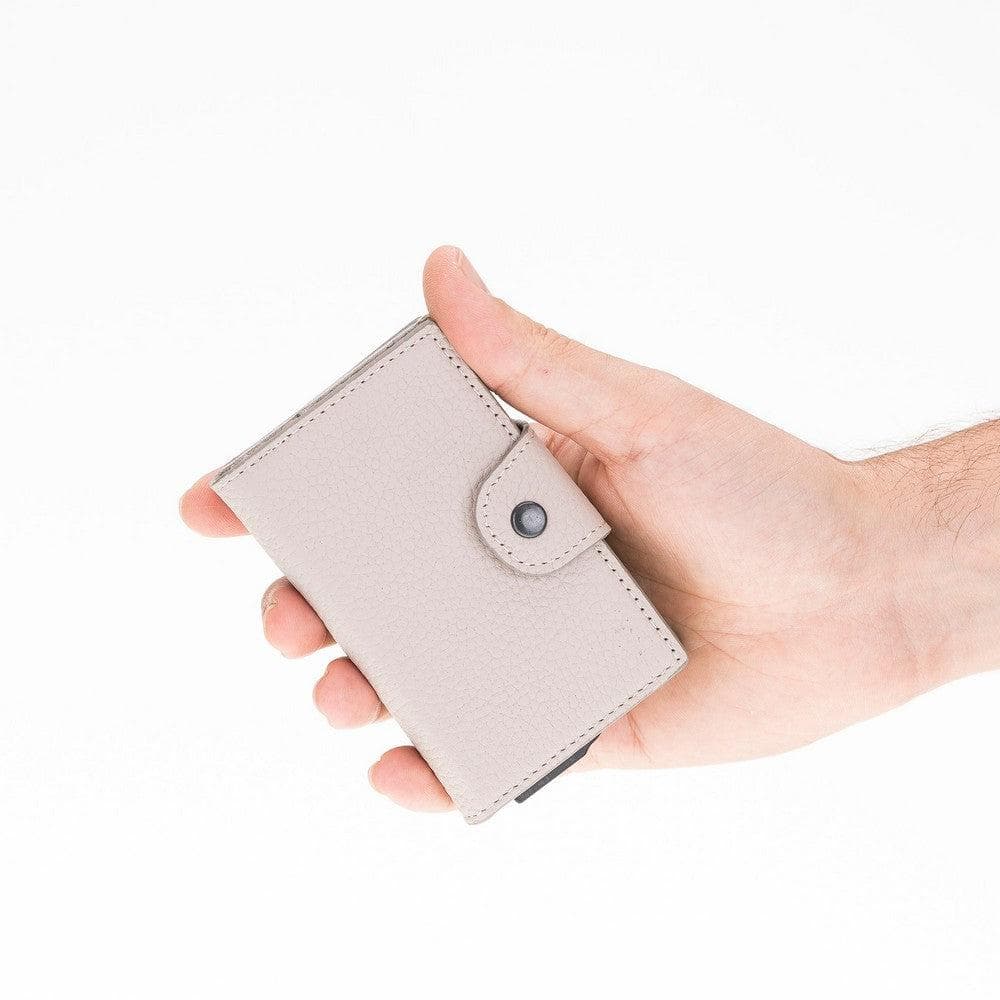 Montella Genuine Leather Pop-Up Card Holder