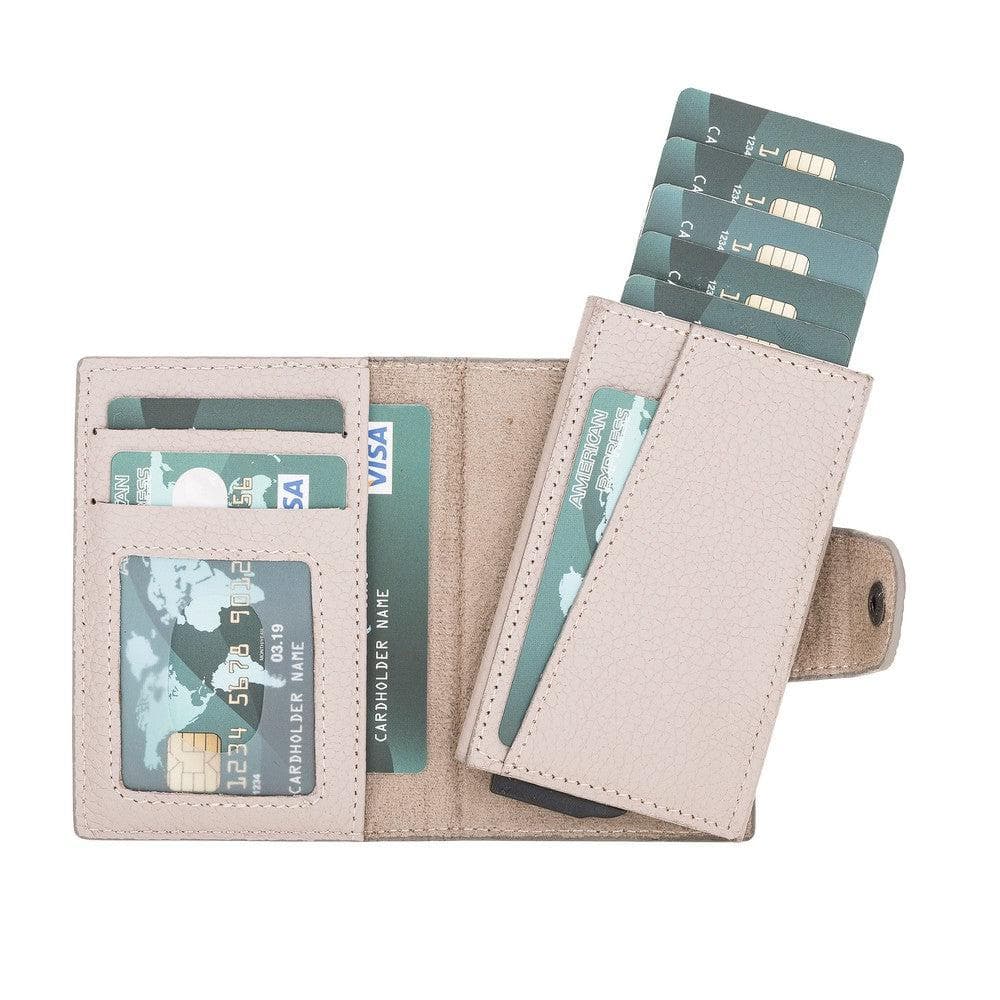 Montella Genuine Leather Pop-Up Card Holder