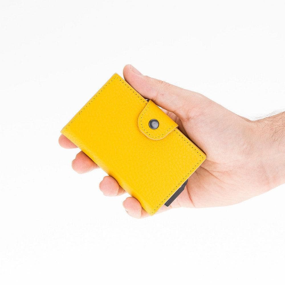 Montella Genuine Leather Pop-Up Card Holder