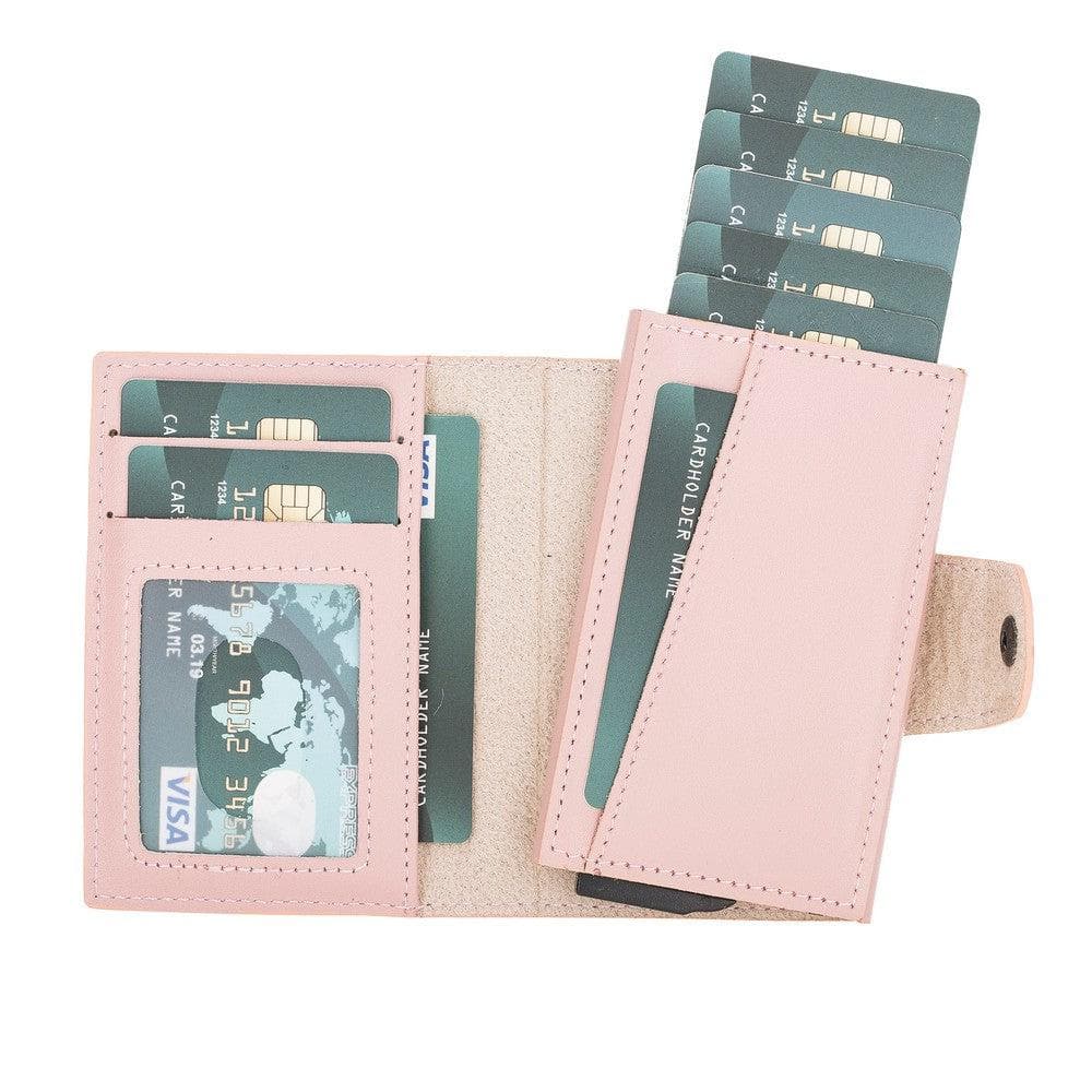Montella Genuine Leather Pop-Up Card Holder