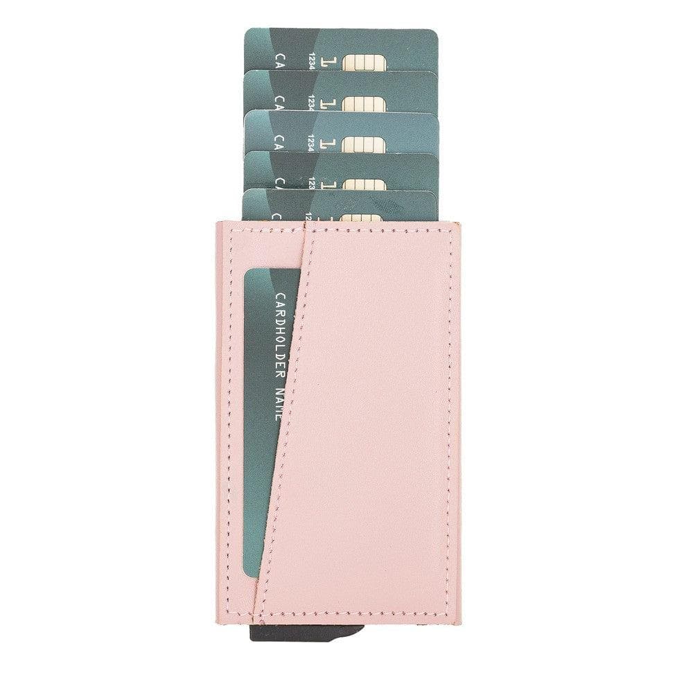 Montella Genuine Leather Pop-Up Card Holder