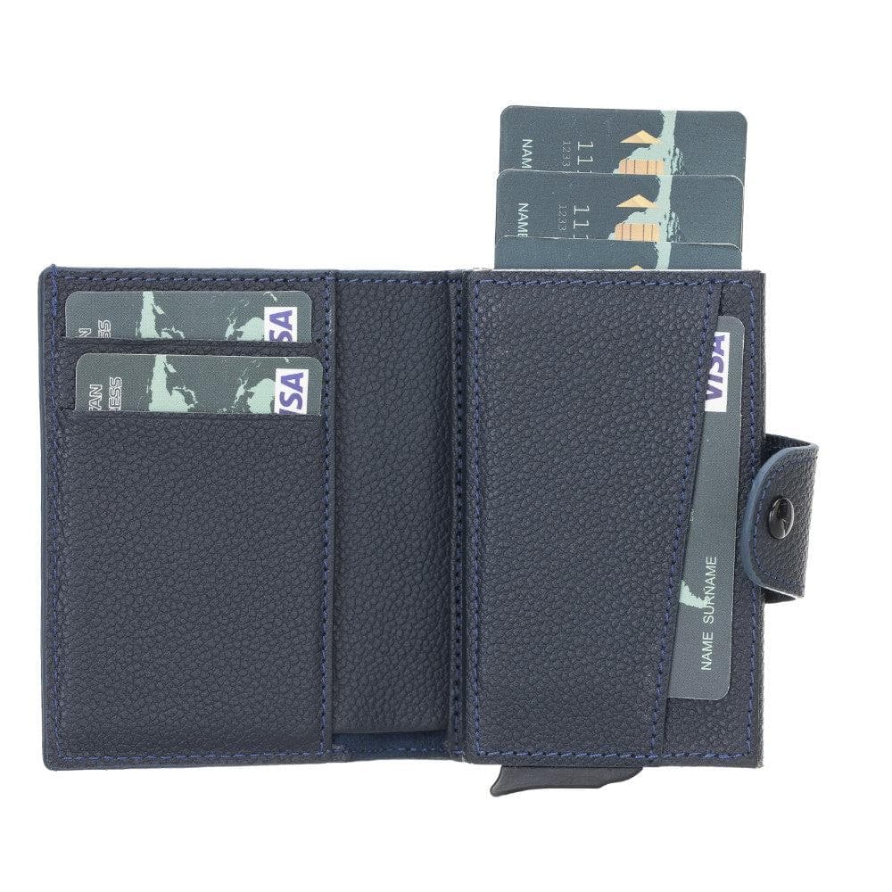 Montella Genuine Leather Pop-Up Card Holder