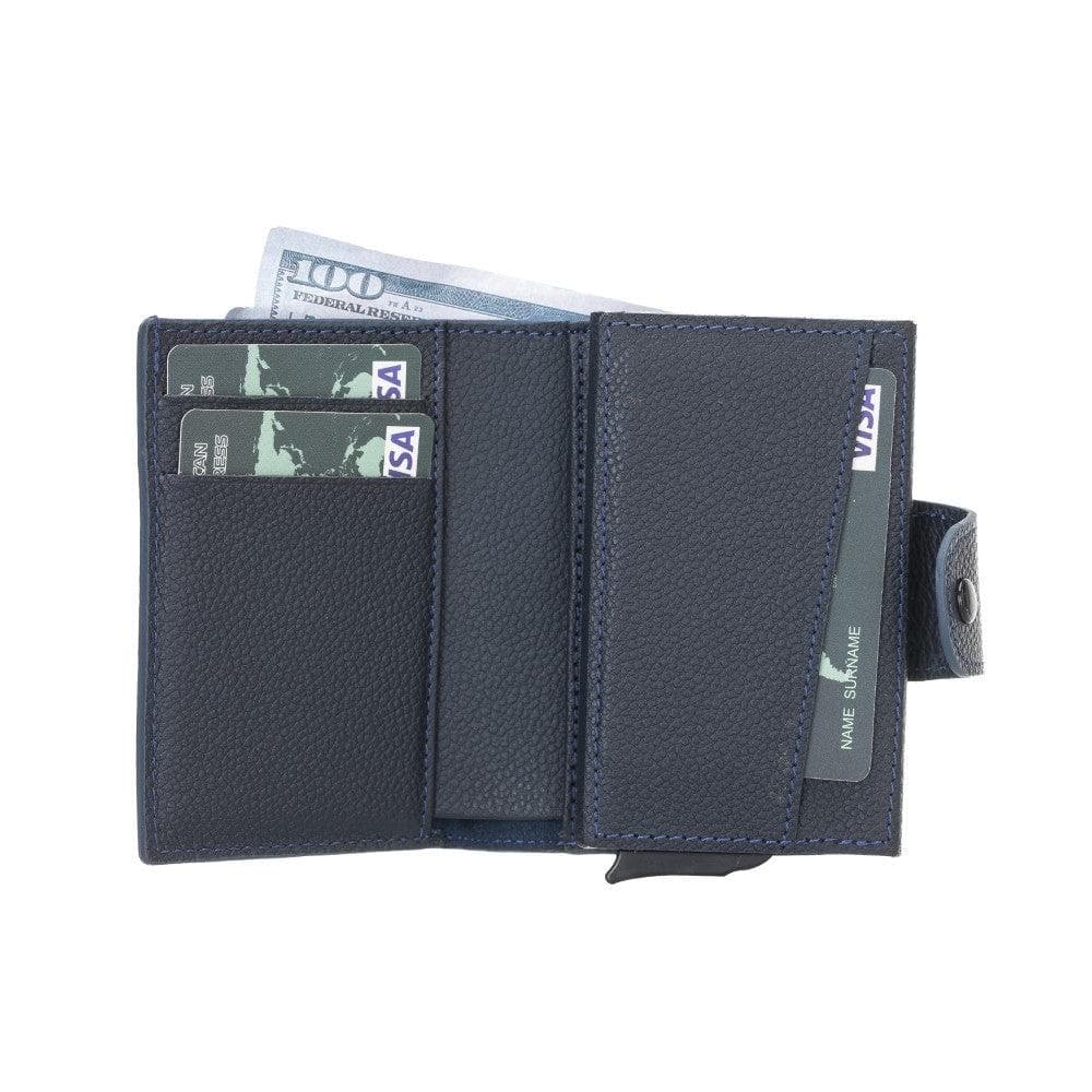 Montella Genuine Leather Pop-Up Card Holder