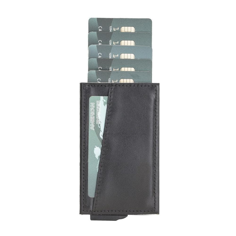 Montella Genuine Leather Pop-Up Card Holder