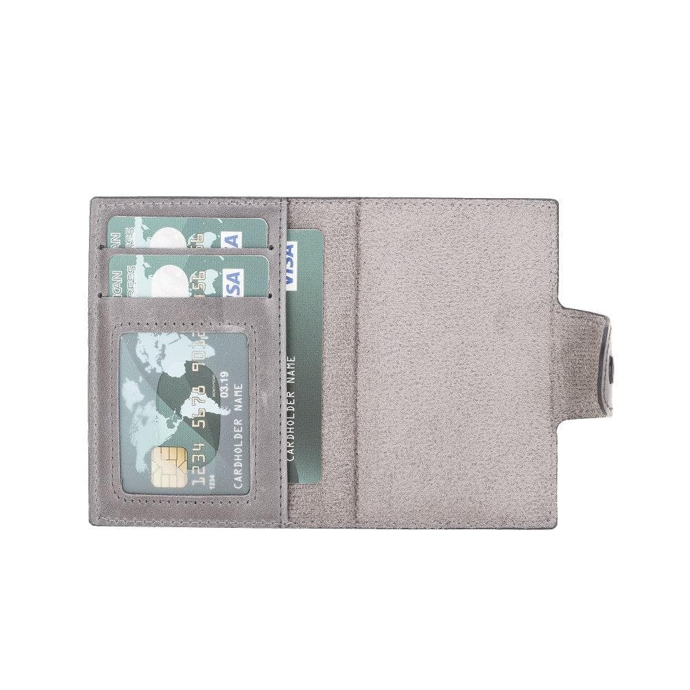 Montella Genuine Leather Pop-Up Card Holder