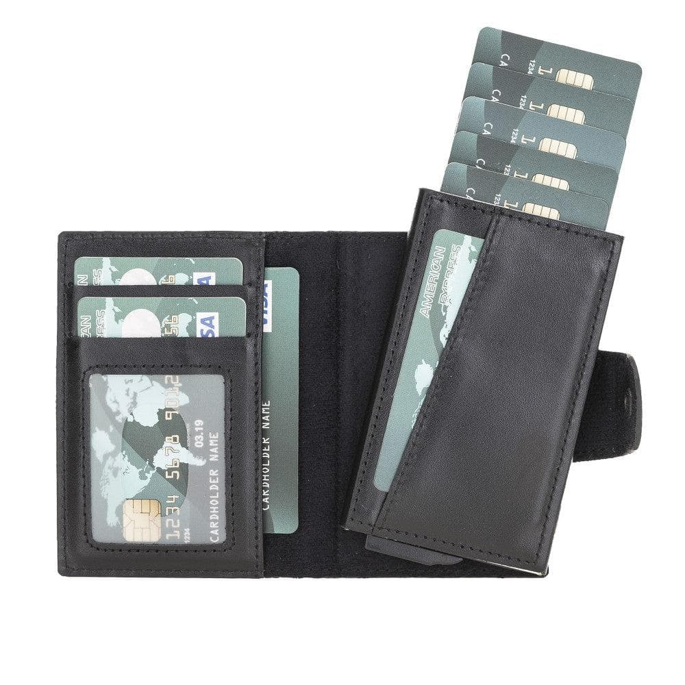 Montella Genuine Leather Pop-Up Card Holder