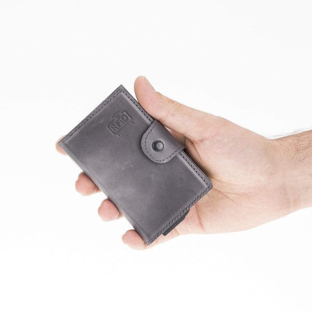 Montella Genuine Leather Pop-Up Card Holder