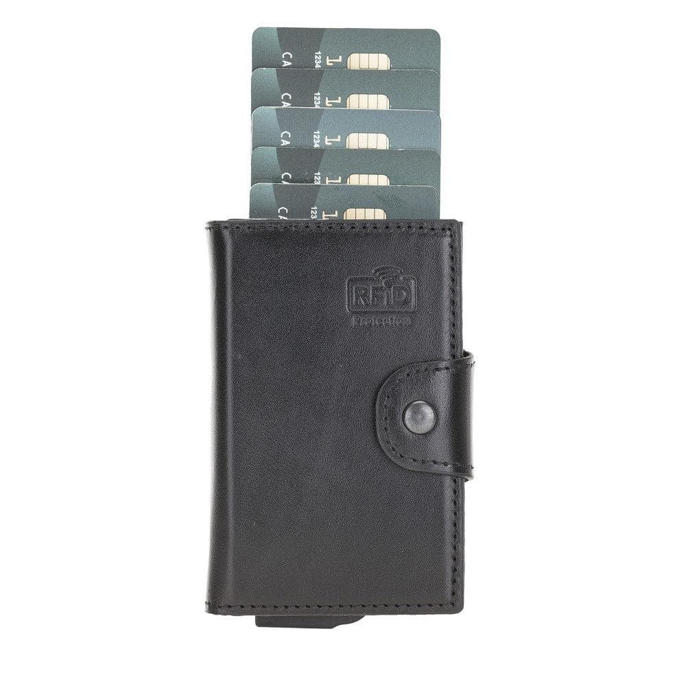 Montella Genuine Leather Pop-Up Card Holder