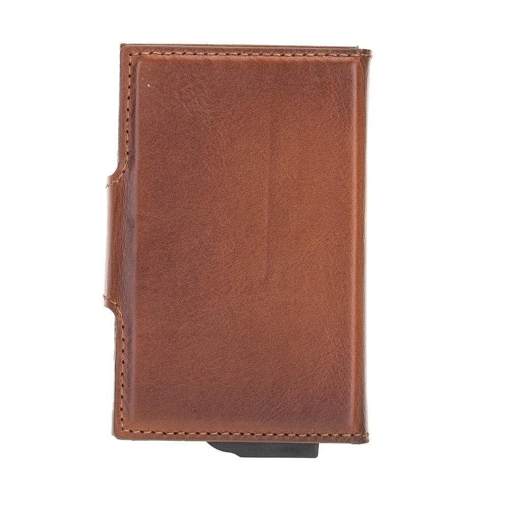 Montella Genuine Leather Pop-Up Card Holder