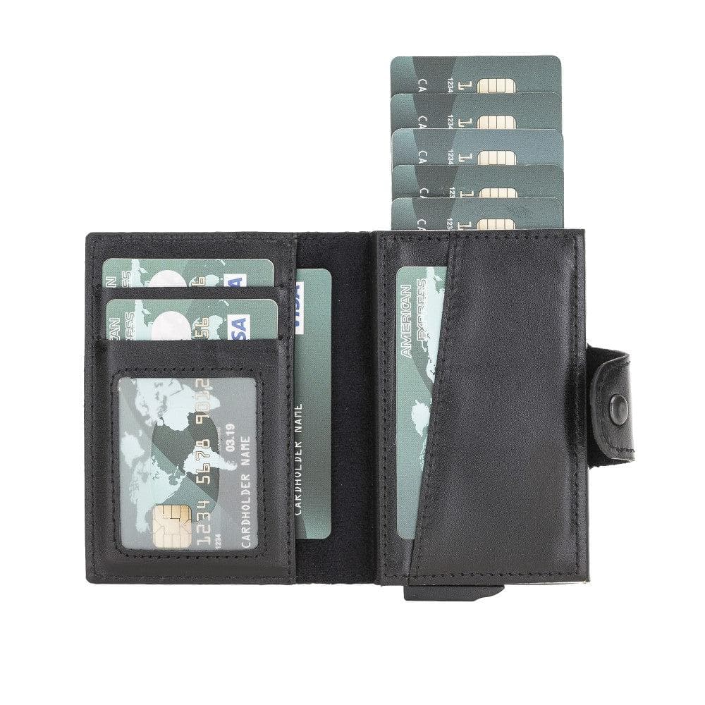 Montella Genuine Leather Pop-Up Card Holder