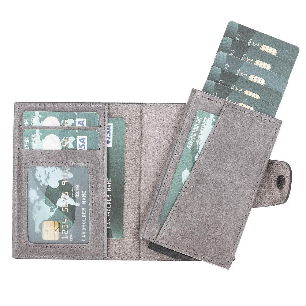 Montella Genuine Leather Pop-Up Card Holder