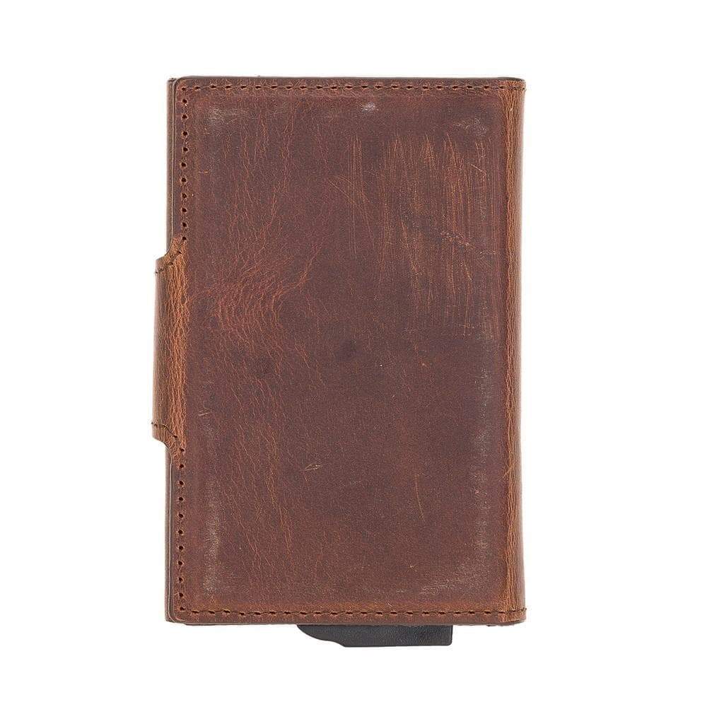 Montella Genuine Leather Pop-Up Card Holder