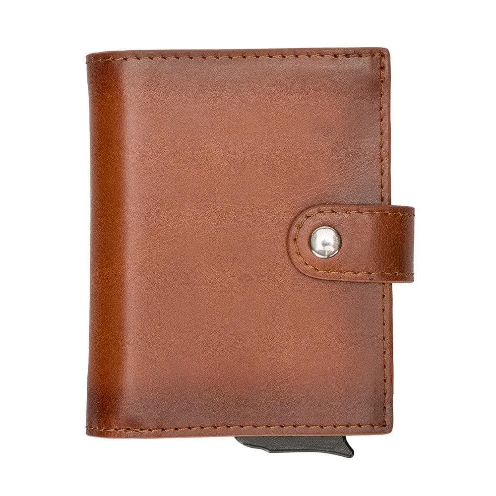 Palermo Zip Mechanical Genuine Leather Card Holder