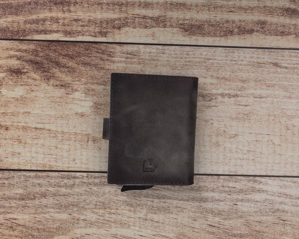 Palermo Zip Mechanical Genuine Leather Card Holder