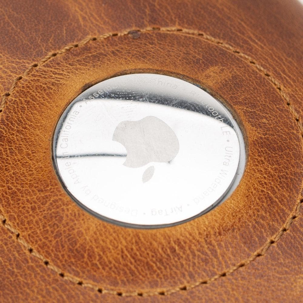 Plato Zip Mechanical Genuine Leather Card Holder