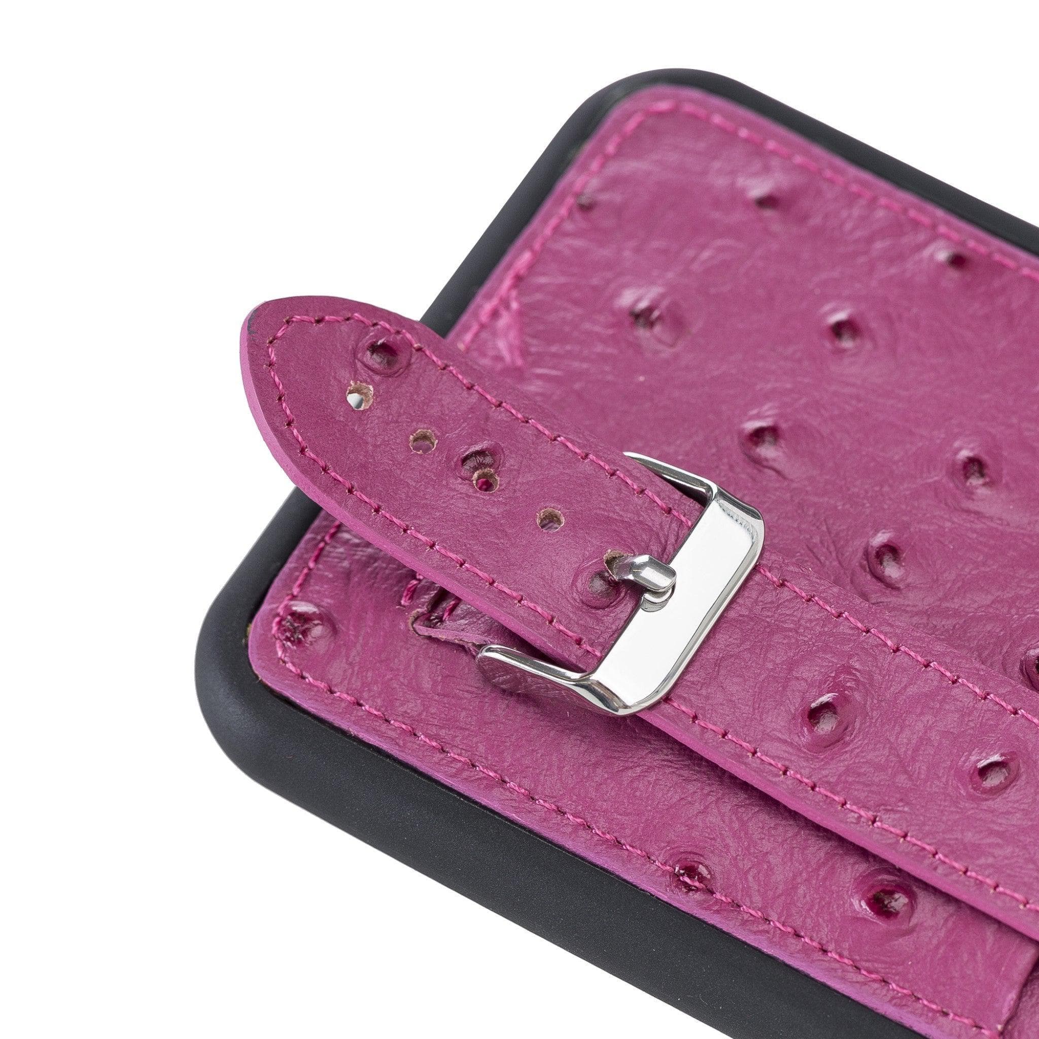 Flex Cover Card Holder iPhone 11 Series Genuine Leather Back Cover with Hand Strap