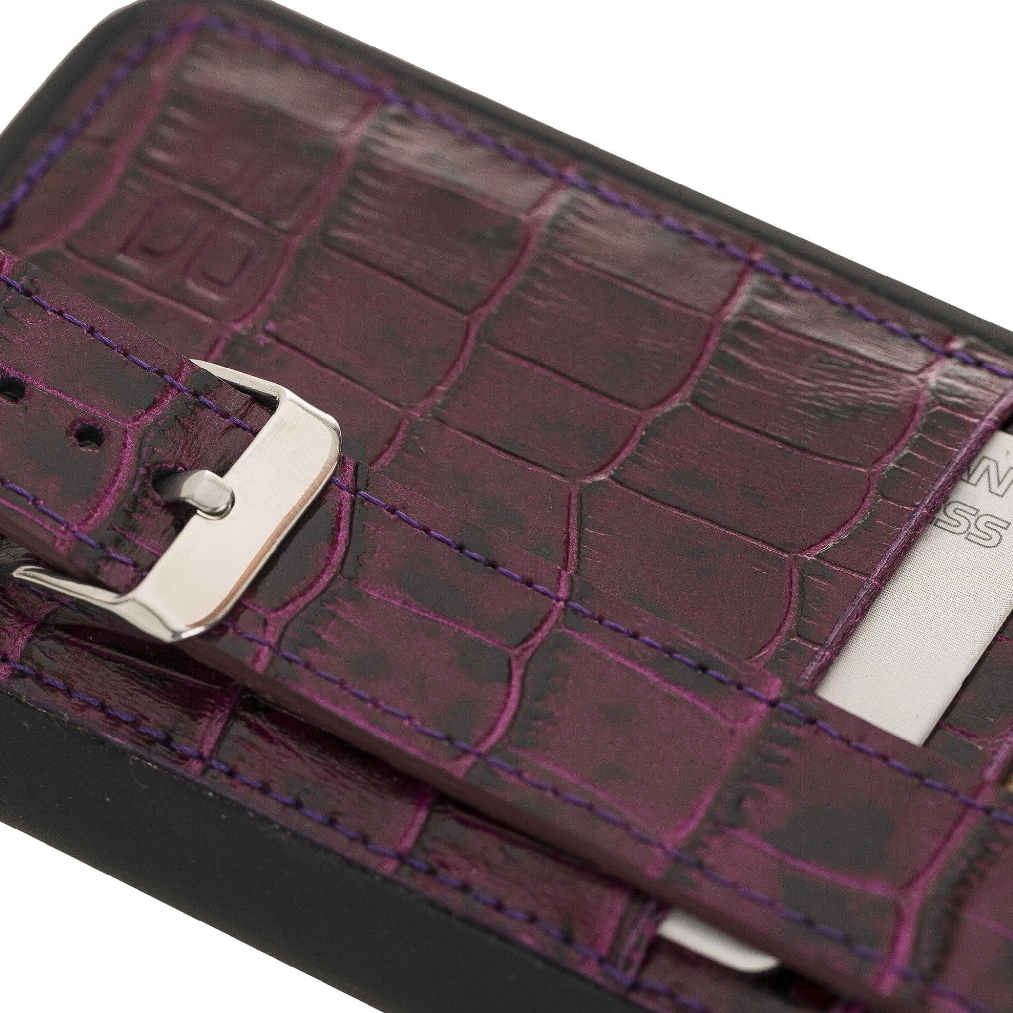 Flex Cover Card Holder iPhone 11 Series Genuine Leather Back Cover with Hand Strap