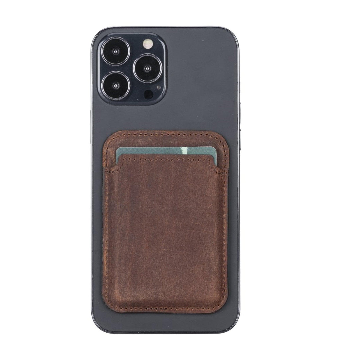 Martha NE Genuine Leather Magnetic Card Holder