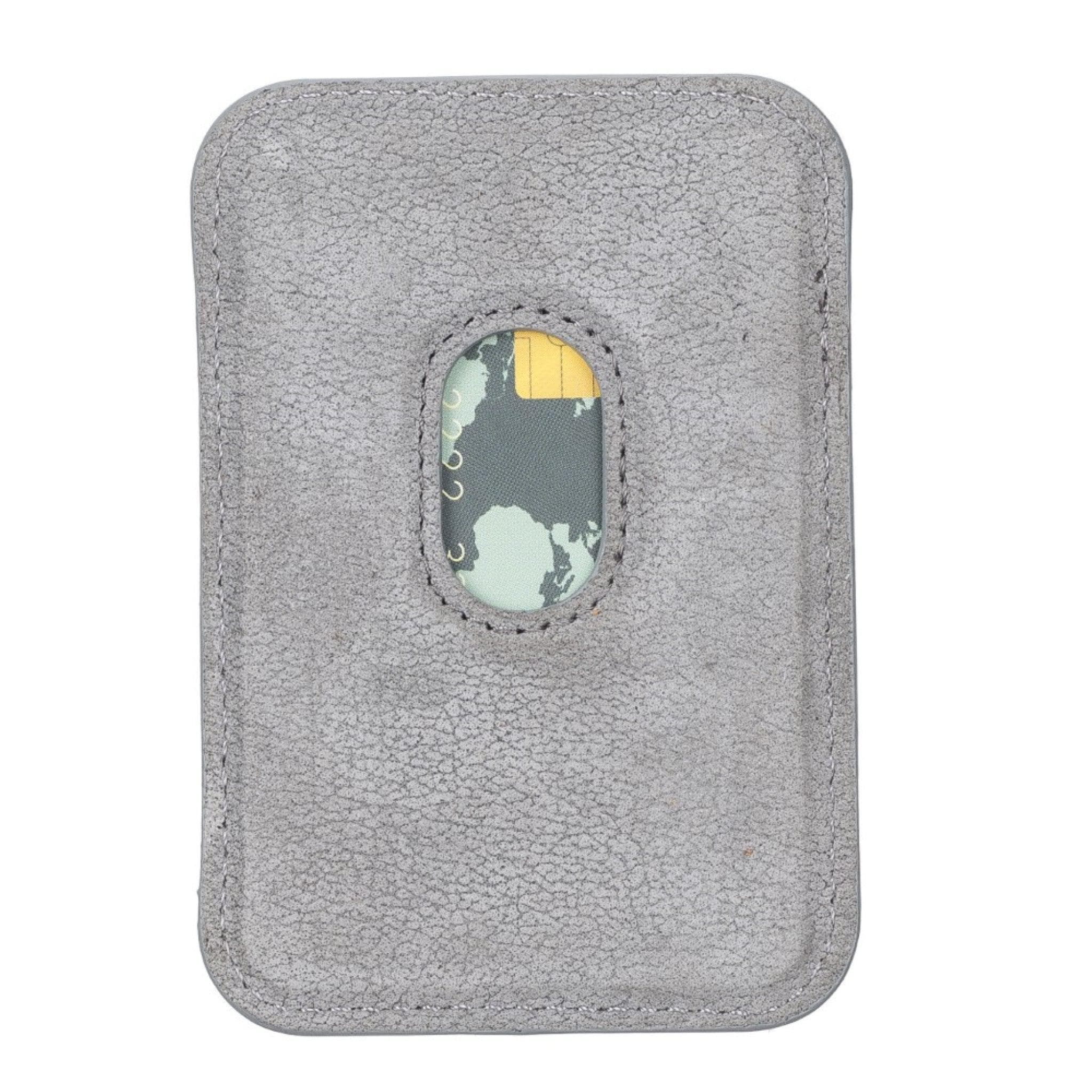 Martha NE Genuine Leather Magnetic Card Holder
