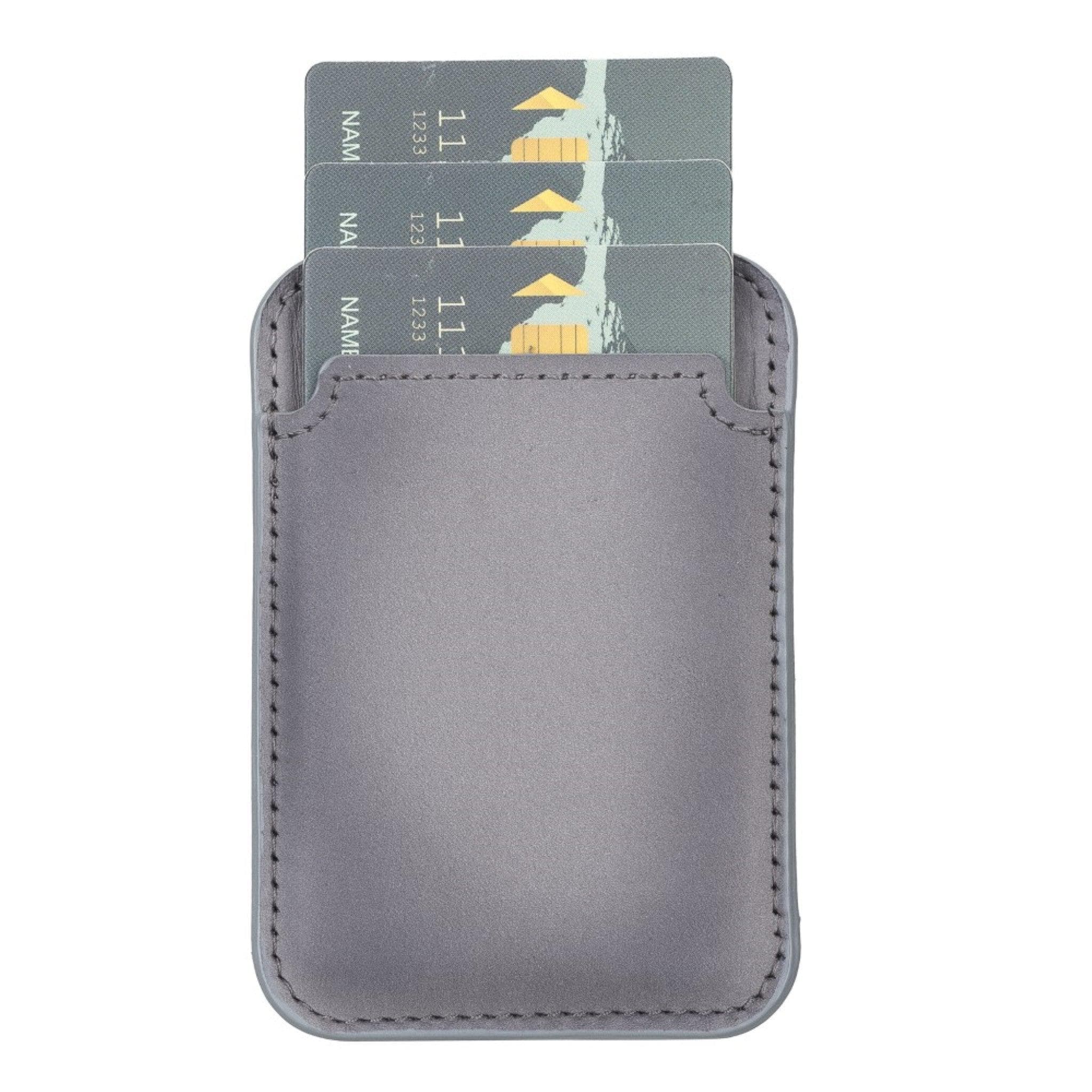 Martha NE Genuine Leather Magnetic Card Holder