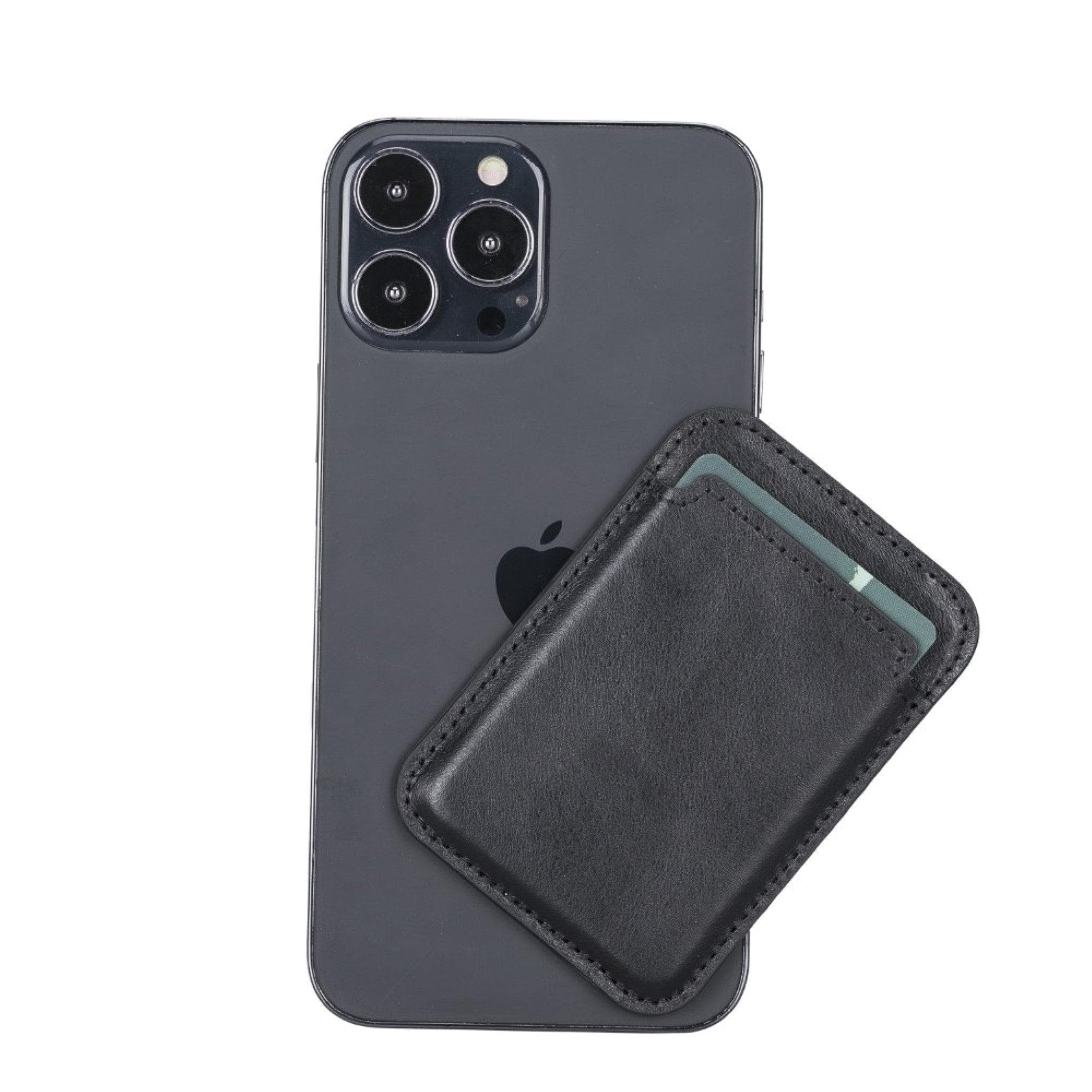 Martha NE Genuine Leather Magnetic Card Holder