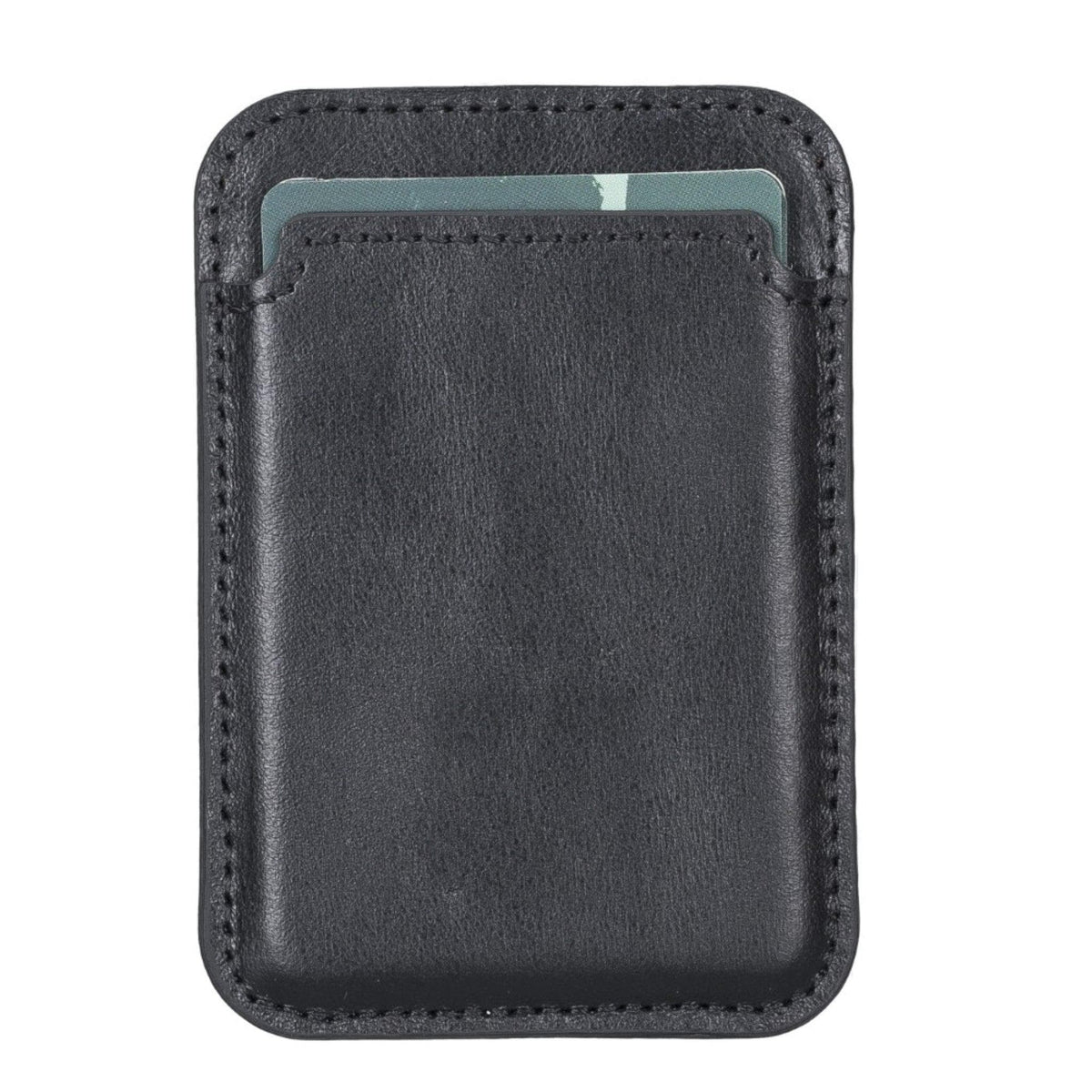 Martha NE Genuine Leather Magnetic Card Holder