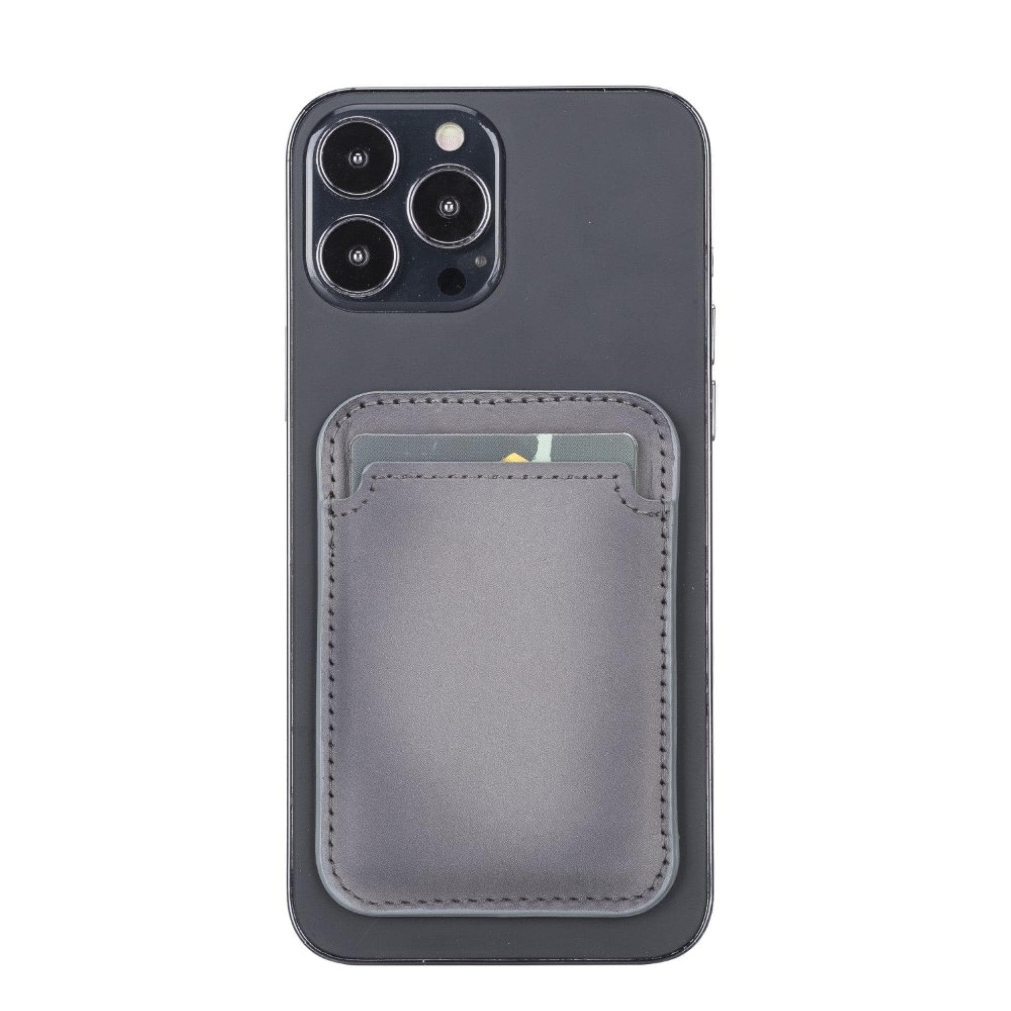 Martha NE Genuine Leather Magnetic Card Holder