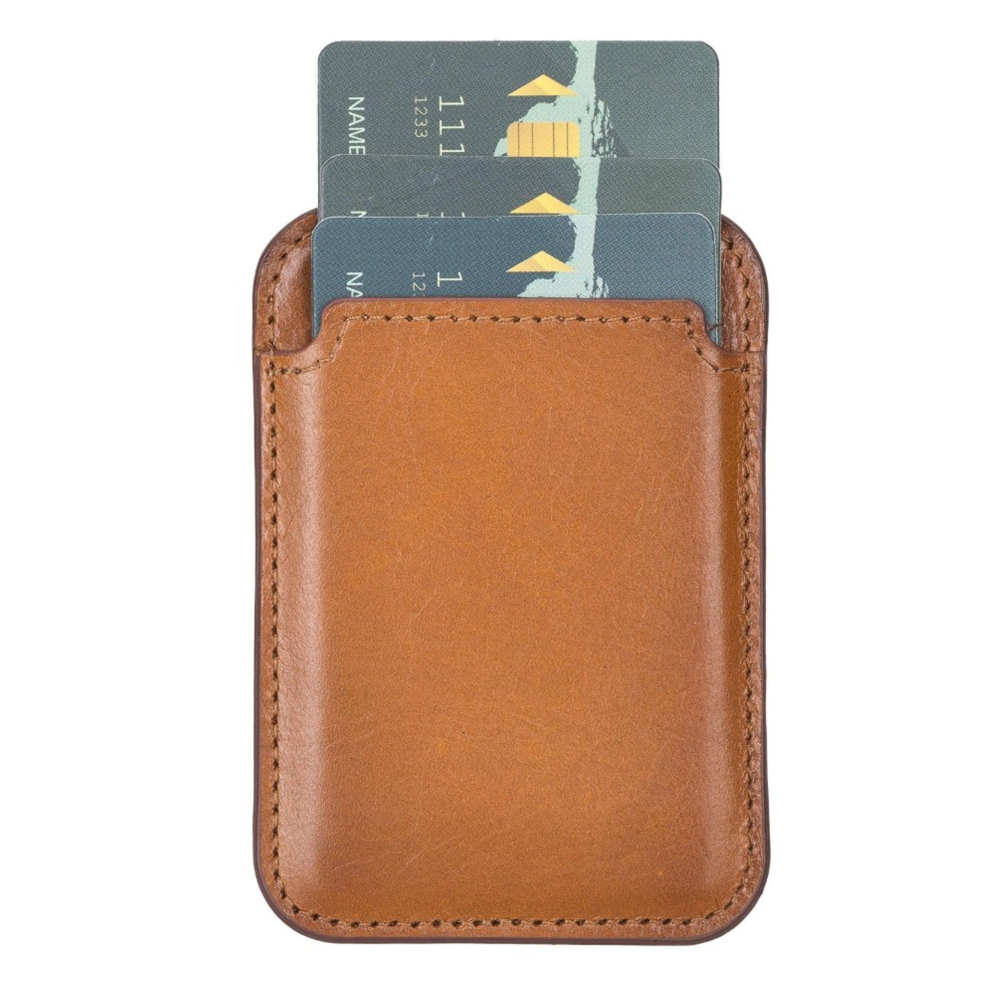 Martha NE Genuine Leather Magnetic Card Holder