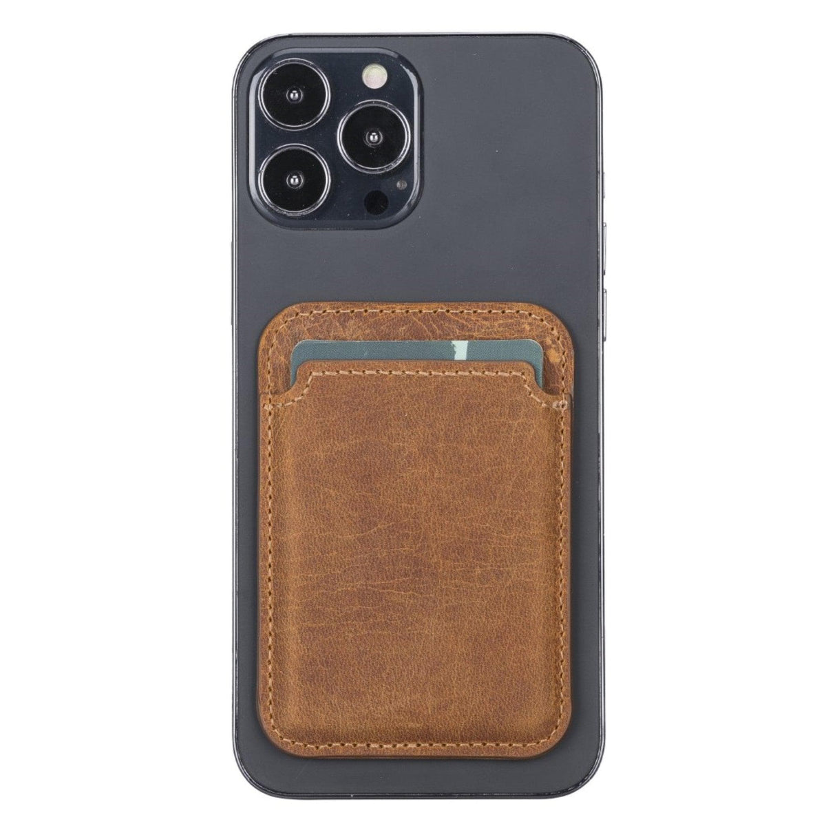 Martha NE Genuine Leather Magnetic Card Holder
