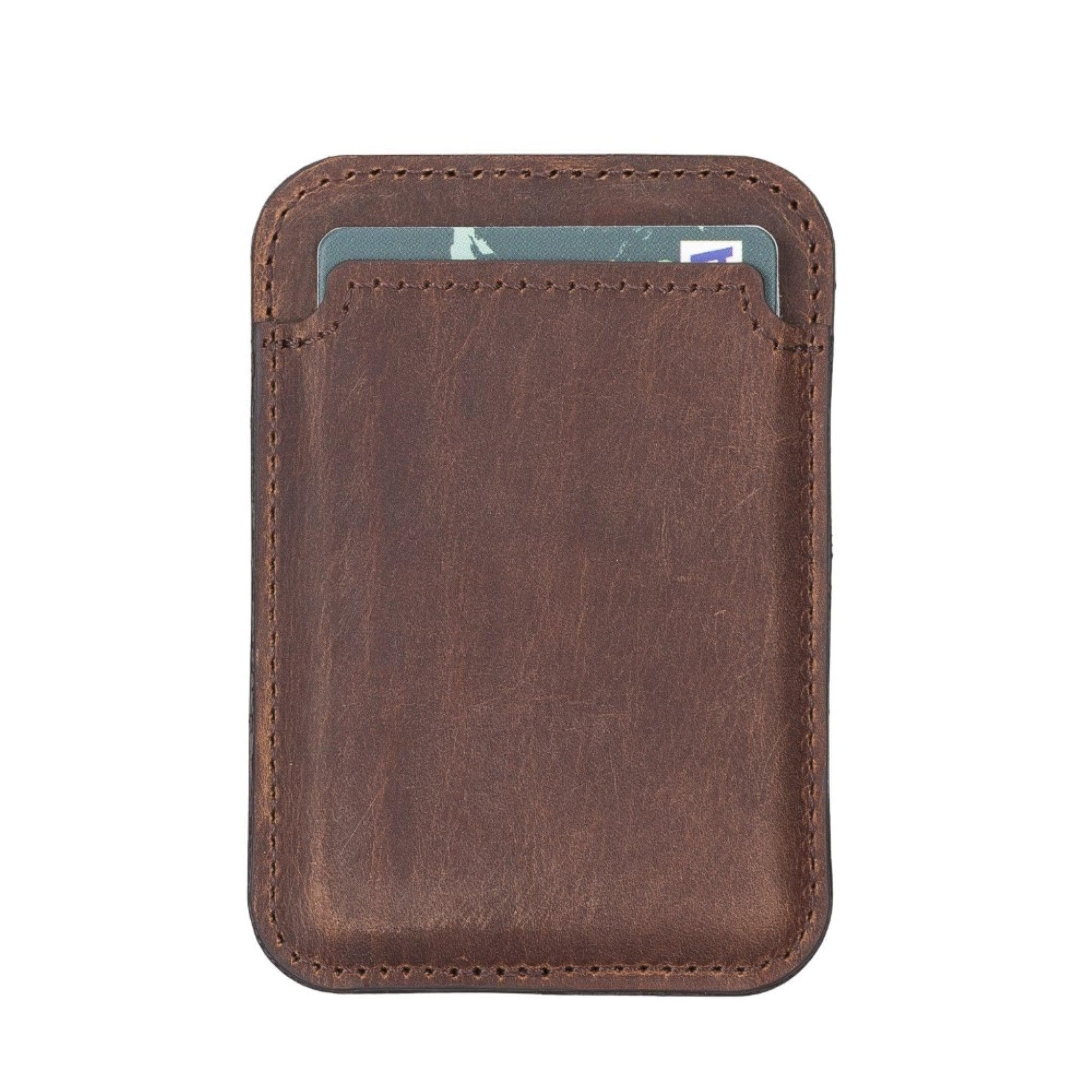 Martha NE Genuine Leather Magnetic Card Holder