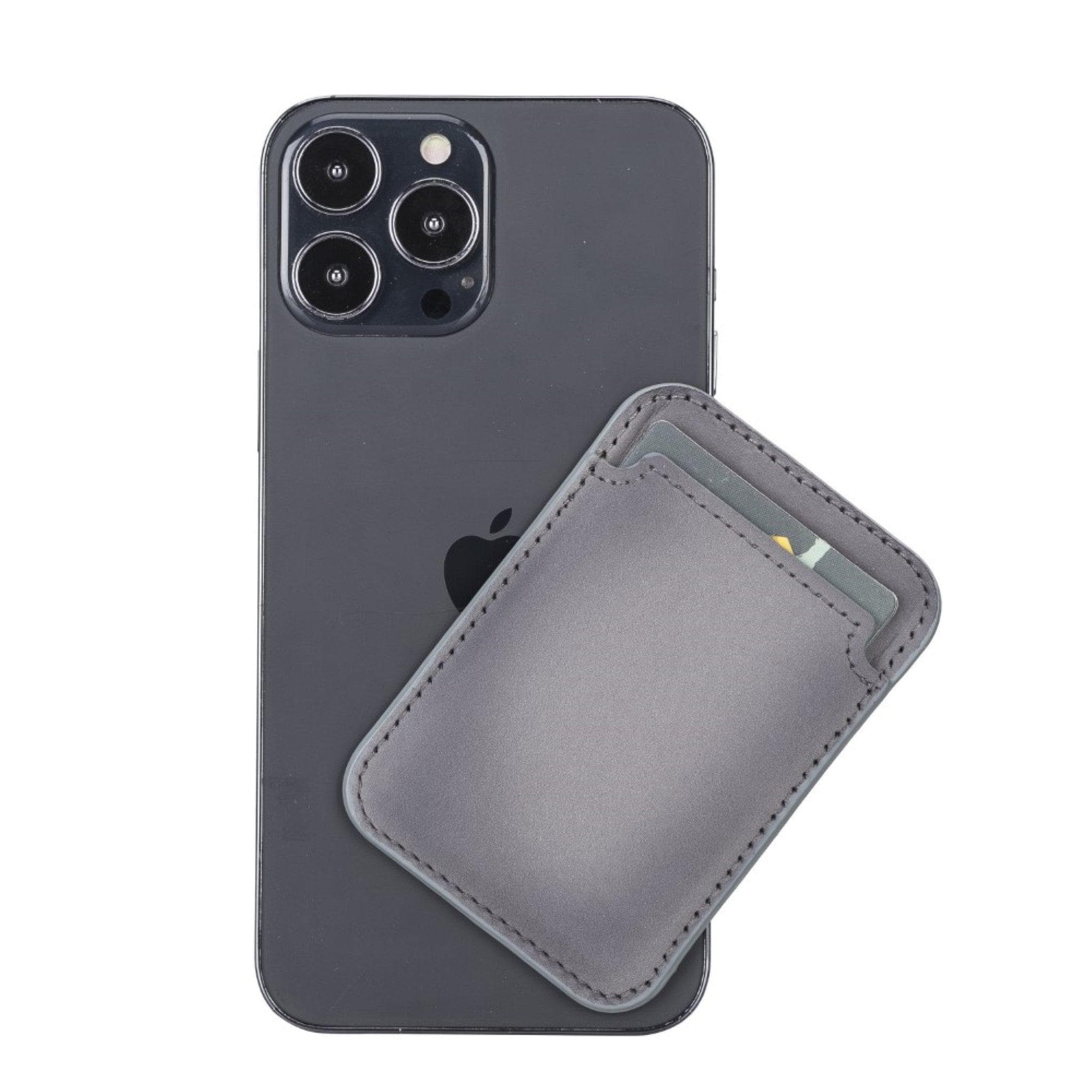 Martha NE Genuine Leather Magnetic Card Holder