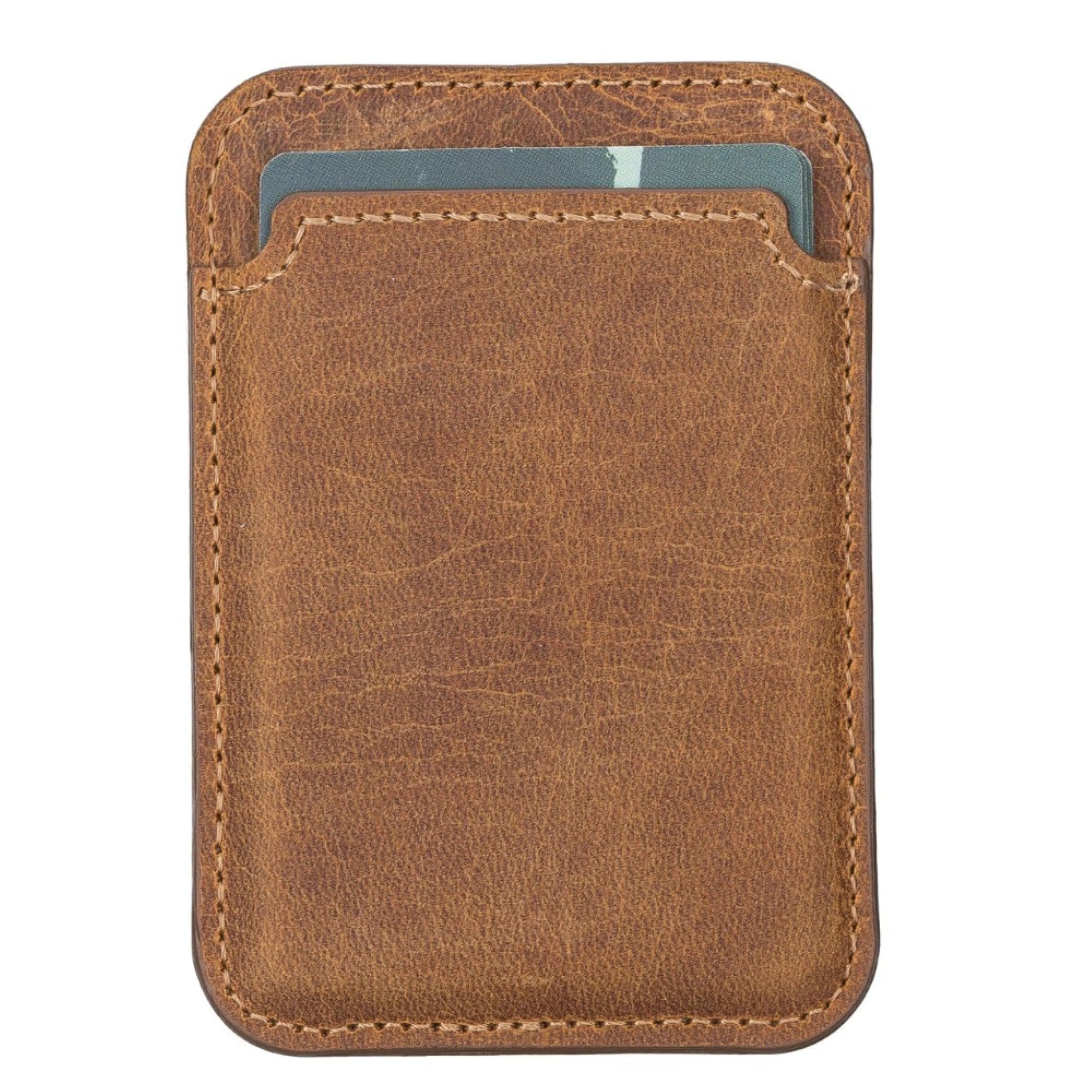 Martha NE Genuine Leather Magnetic Card Holder