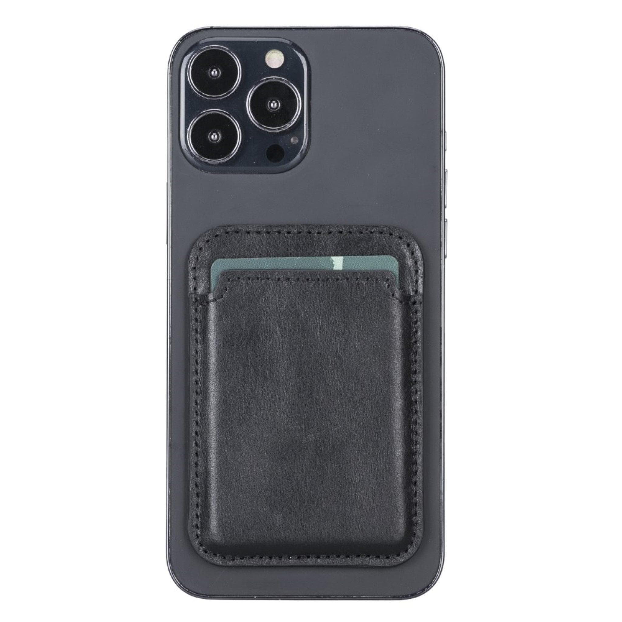 Martha NE Genuine Leather Magnetic Card Holder