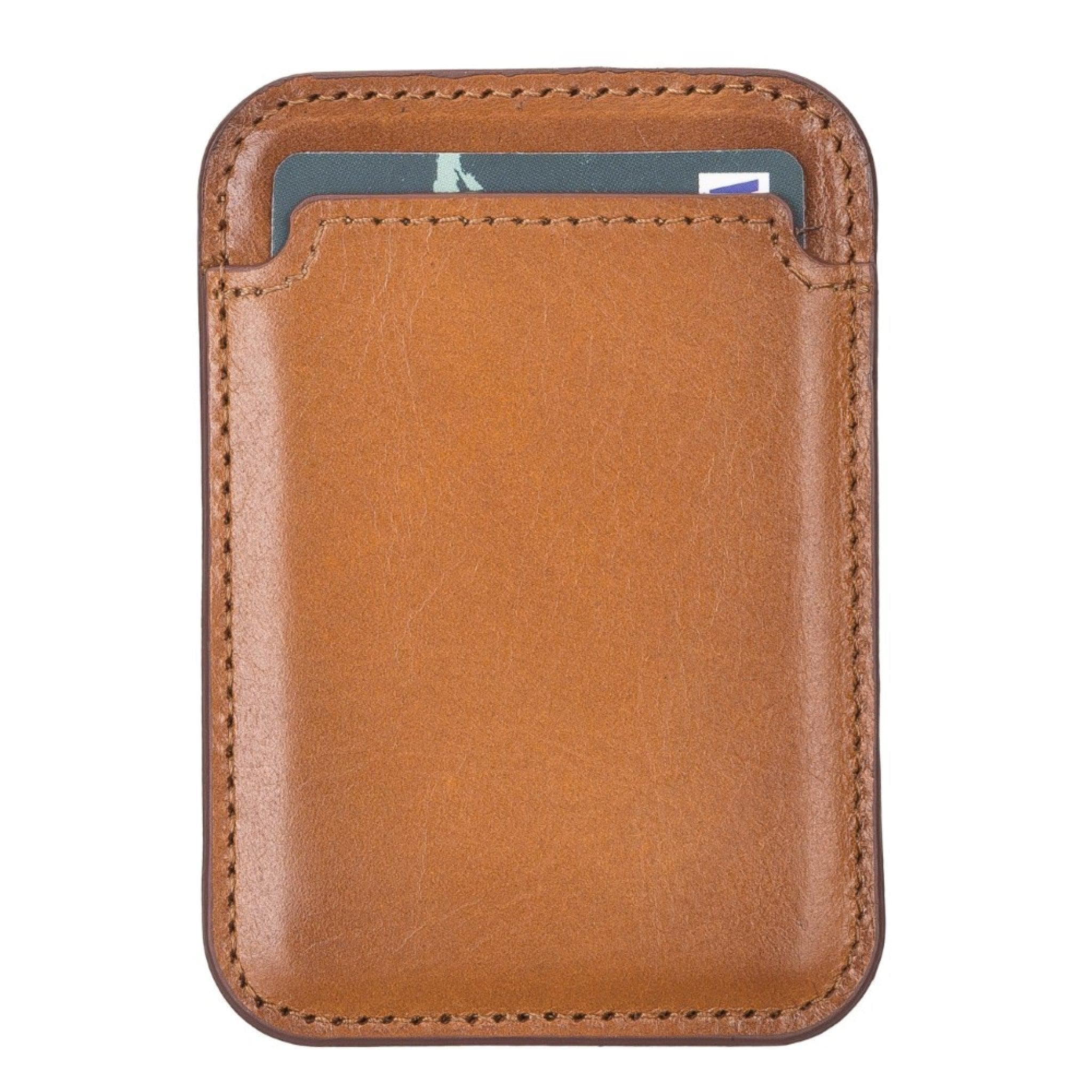 Martha NE Genuine Leather Magnetic Card Holder