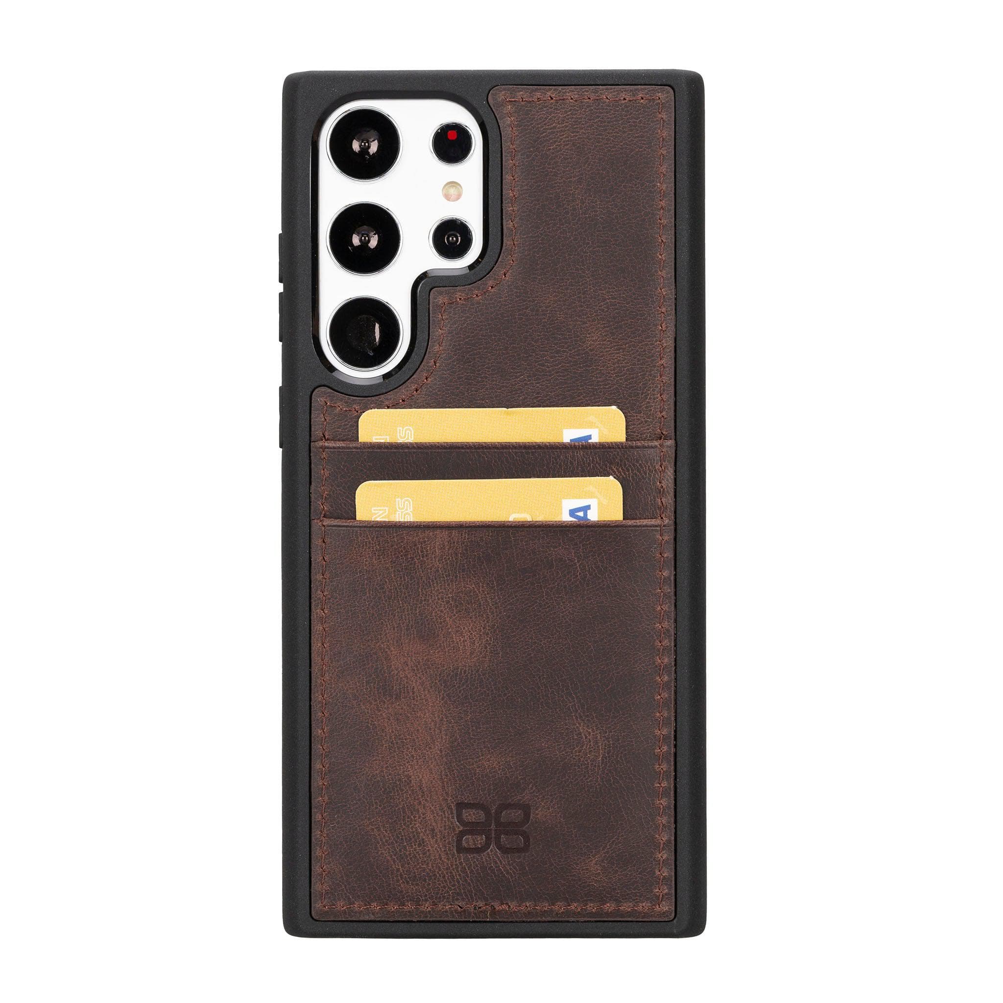 Samsung Galaxy S23 Series Leather Case with Card Holder