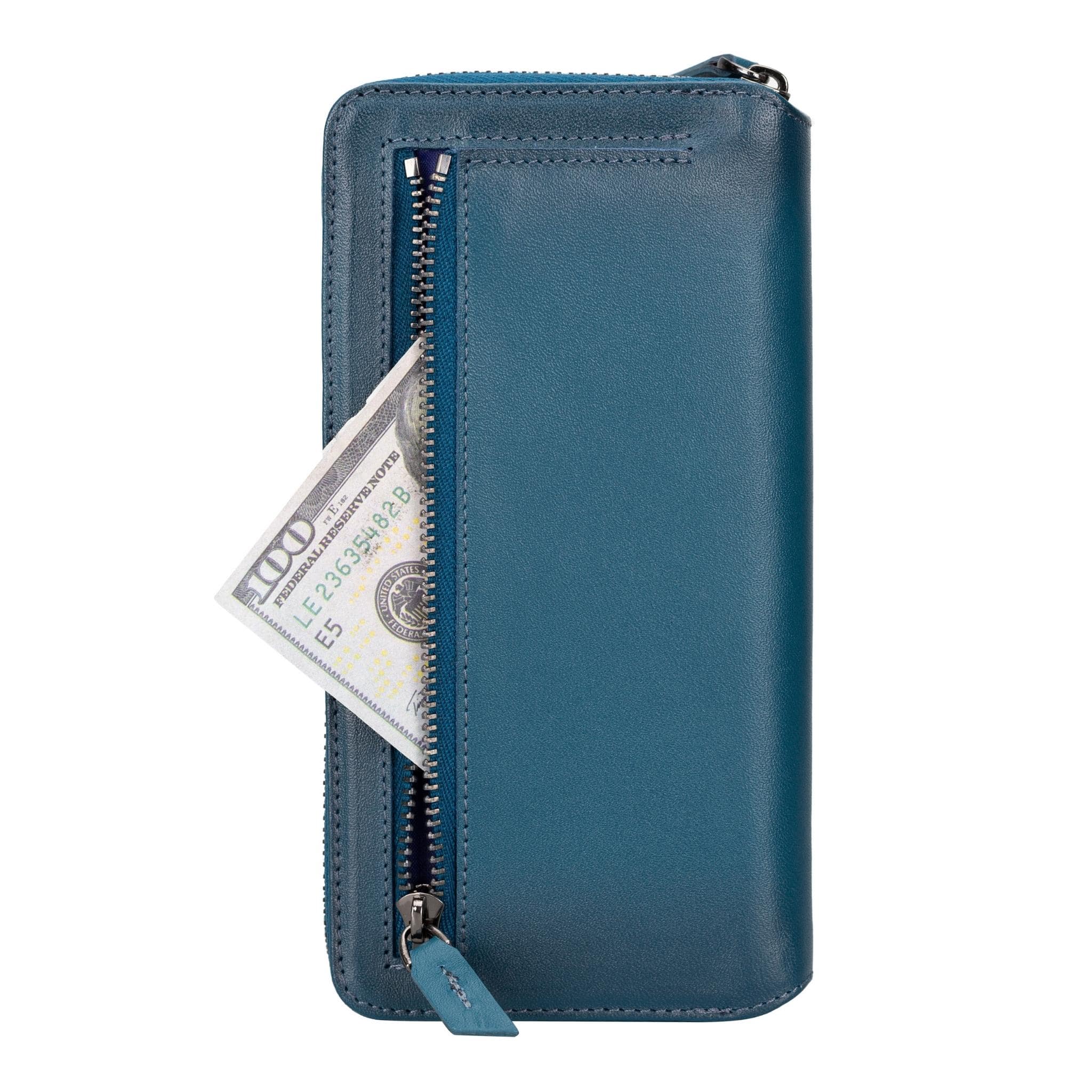 Samsung Galaxy S23 Series Zippered Leather Wallet Cases