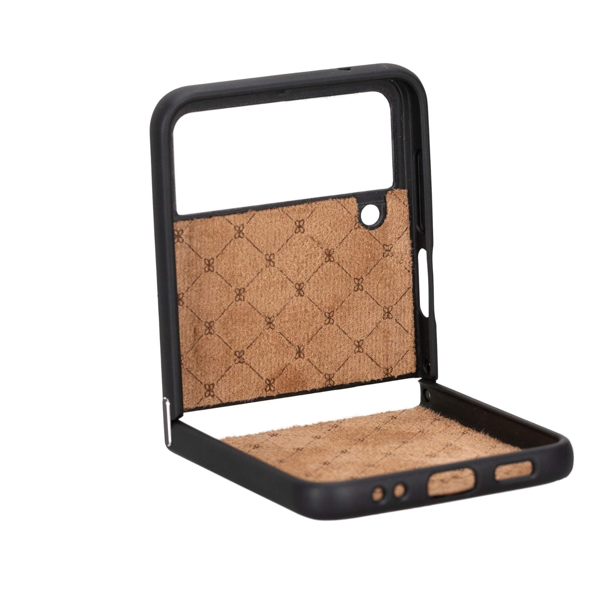 Leather Back Cover Case - Samsung Galaxy Z Flip 4 - FXC