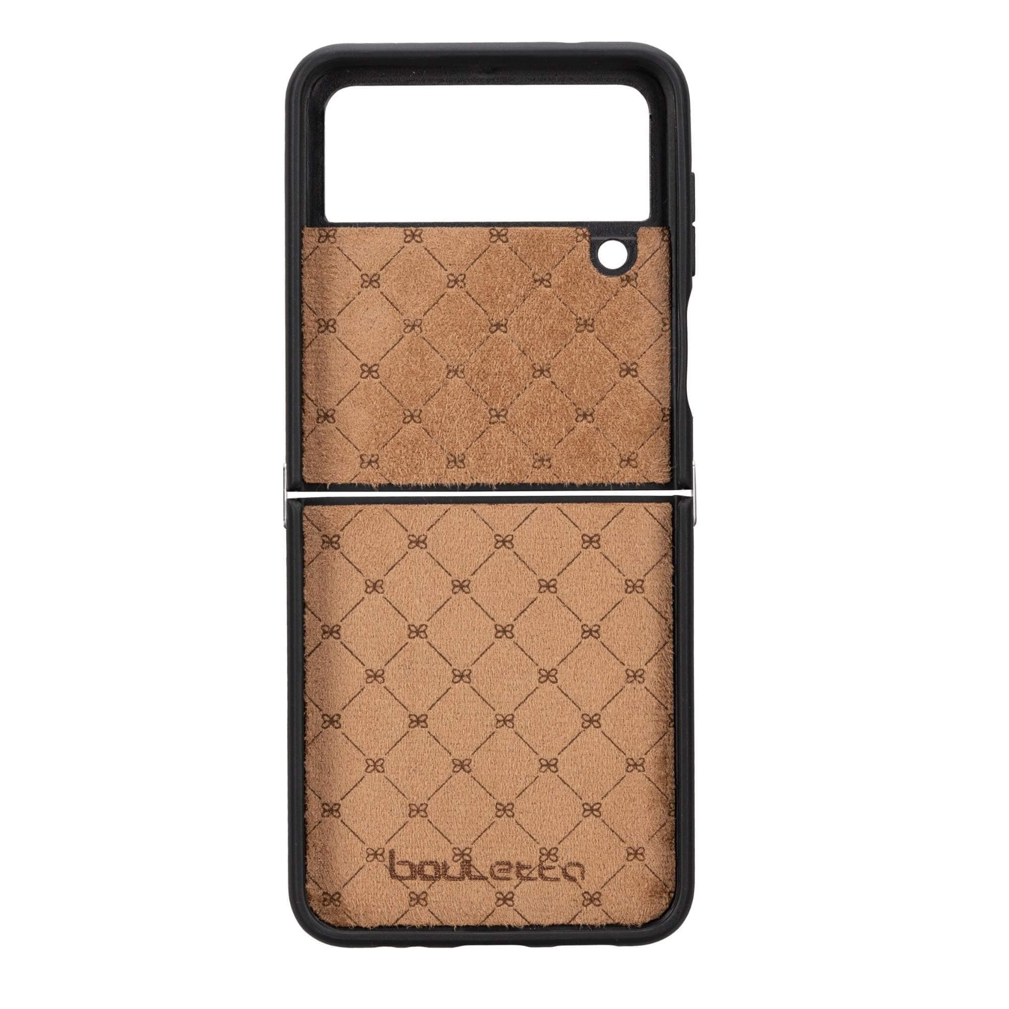 Leather Back Cover Case - Samsung Galaxy Z Flip 4 - FXC