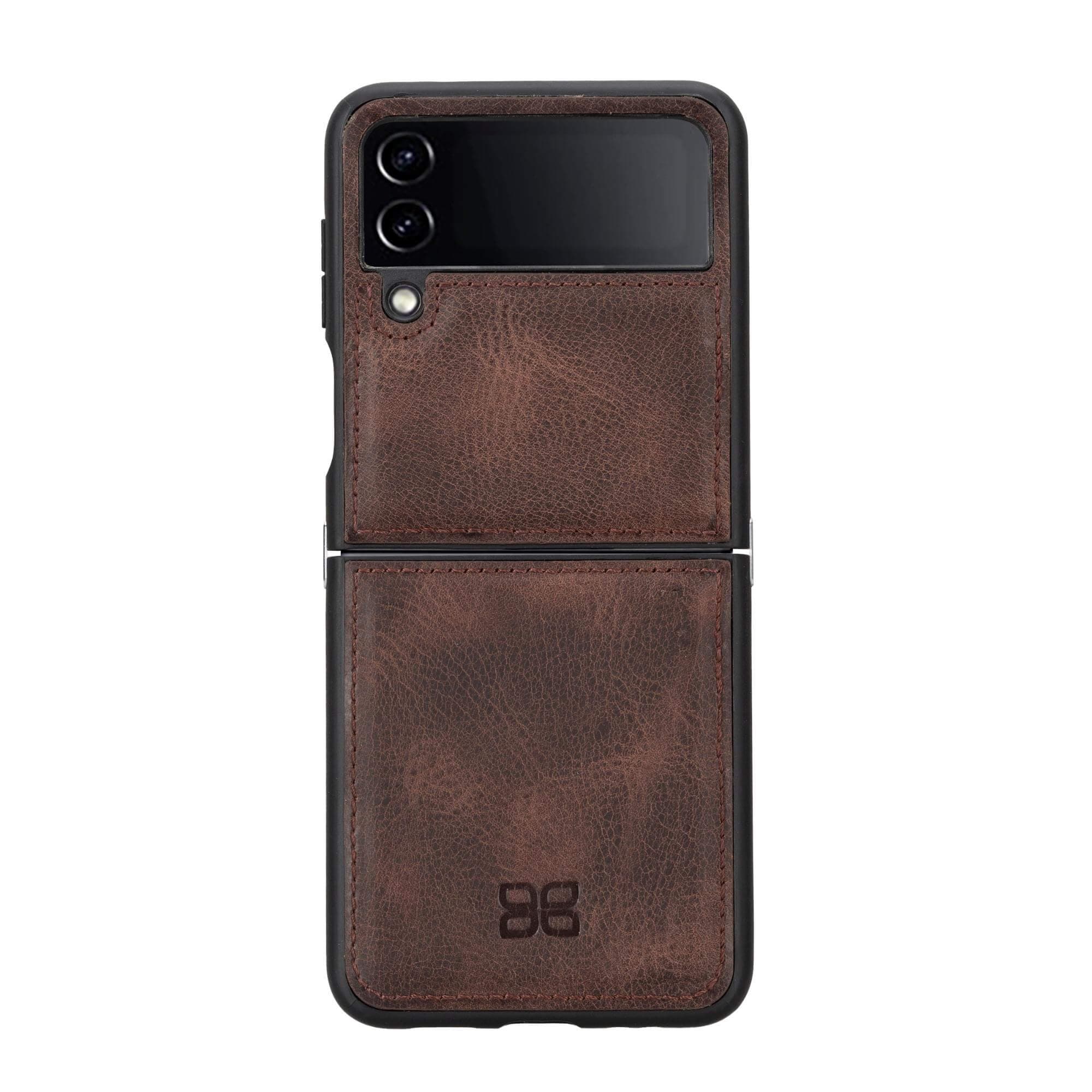 Leather Back Cover Case - Samsung Galaxy Z Flip 4 - FXC