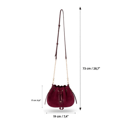 Valentina Suede Leather Women's Bag