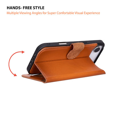 Magic iPhone 17 Air Leather Detachable Wallet Case