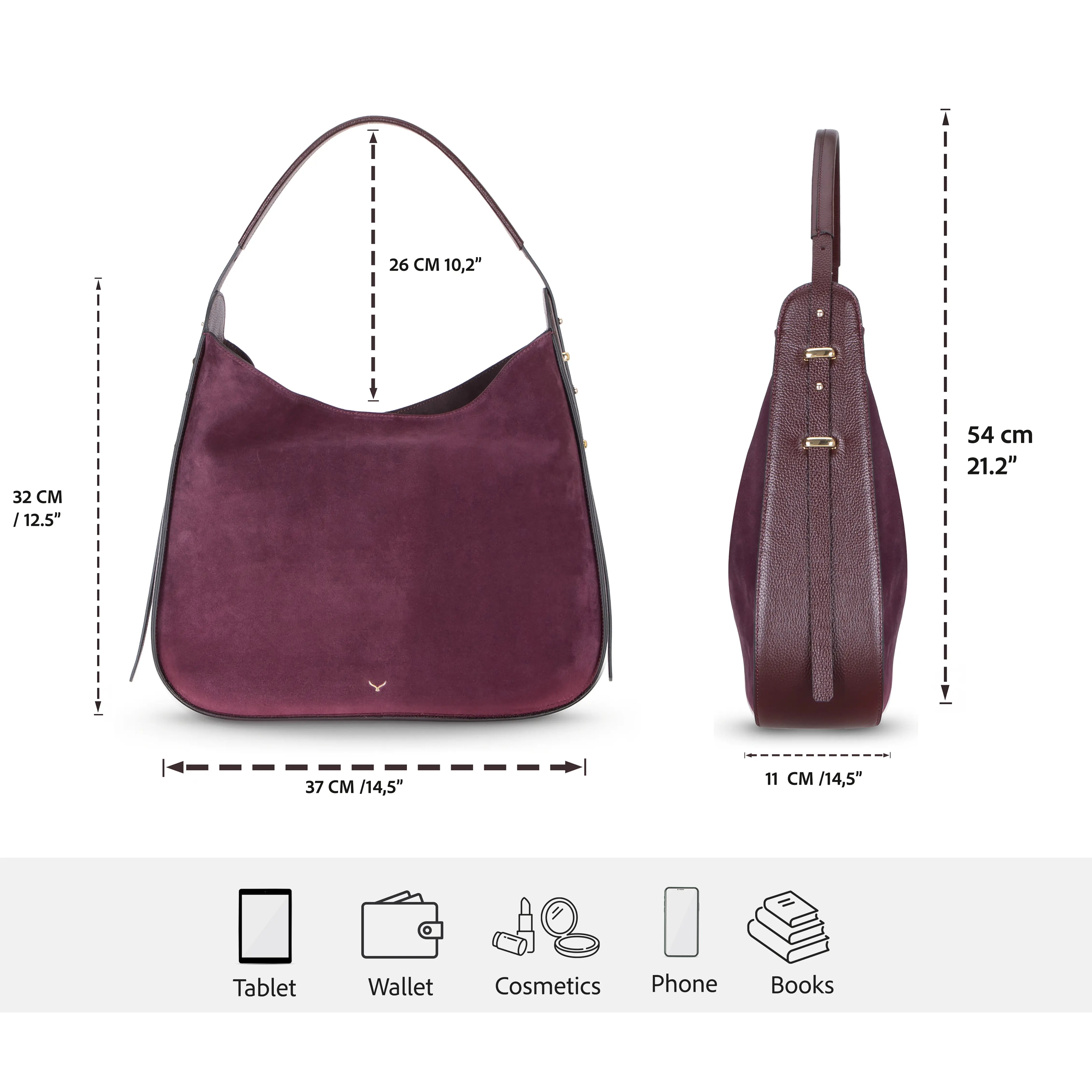 Carina Women's Suede Leather Bag