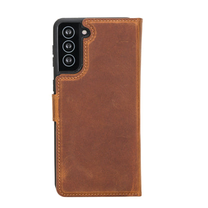 Santa Samsung Galaxy S21 Plus Leather Detachable Wallet Case