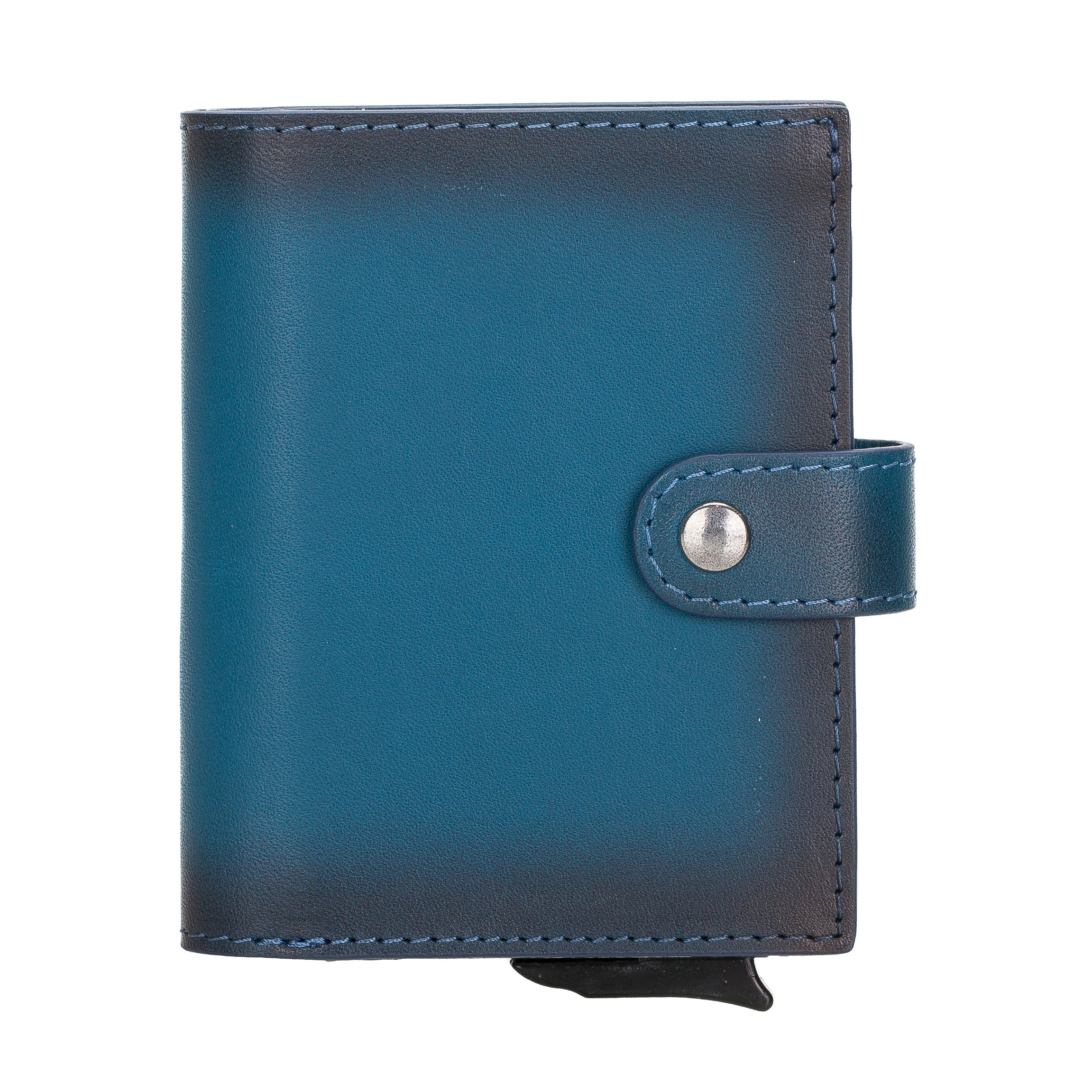 Palermo Zip Mechanical Genuine Leather Card Holder