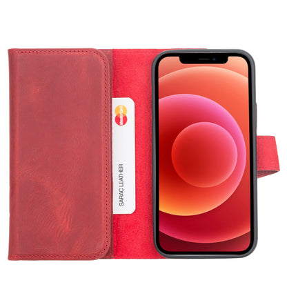 Santa iPhone 12 Pro Max Leather Detachable Wallet Case