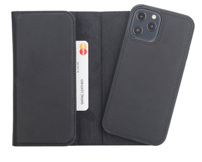 Santa iPhone 12 Pro Max Leather Detachable Wallet Case