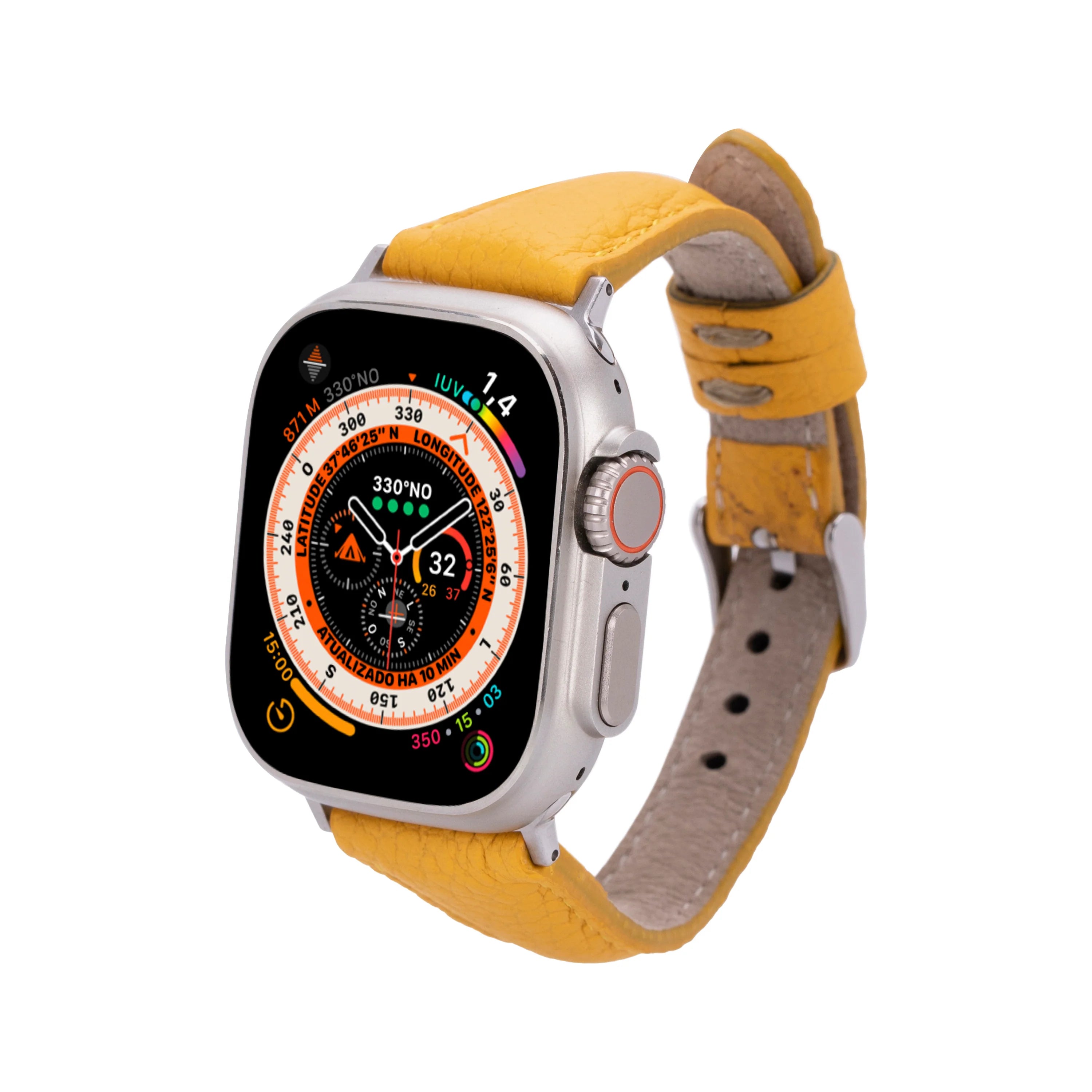 Classic Slim Style Genuine Leather Apple Watch Band