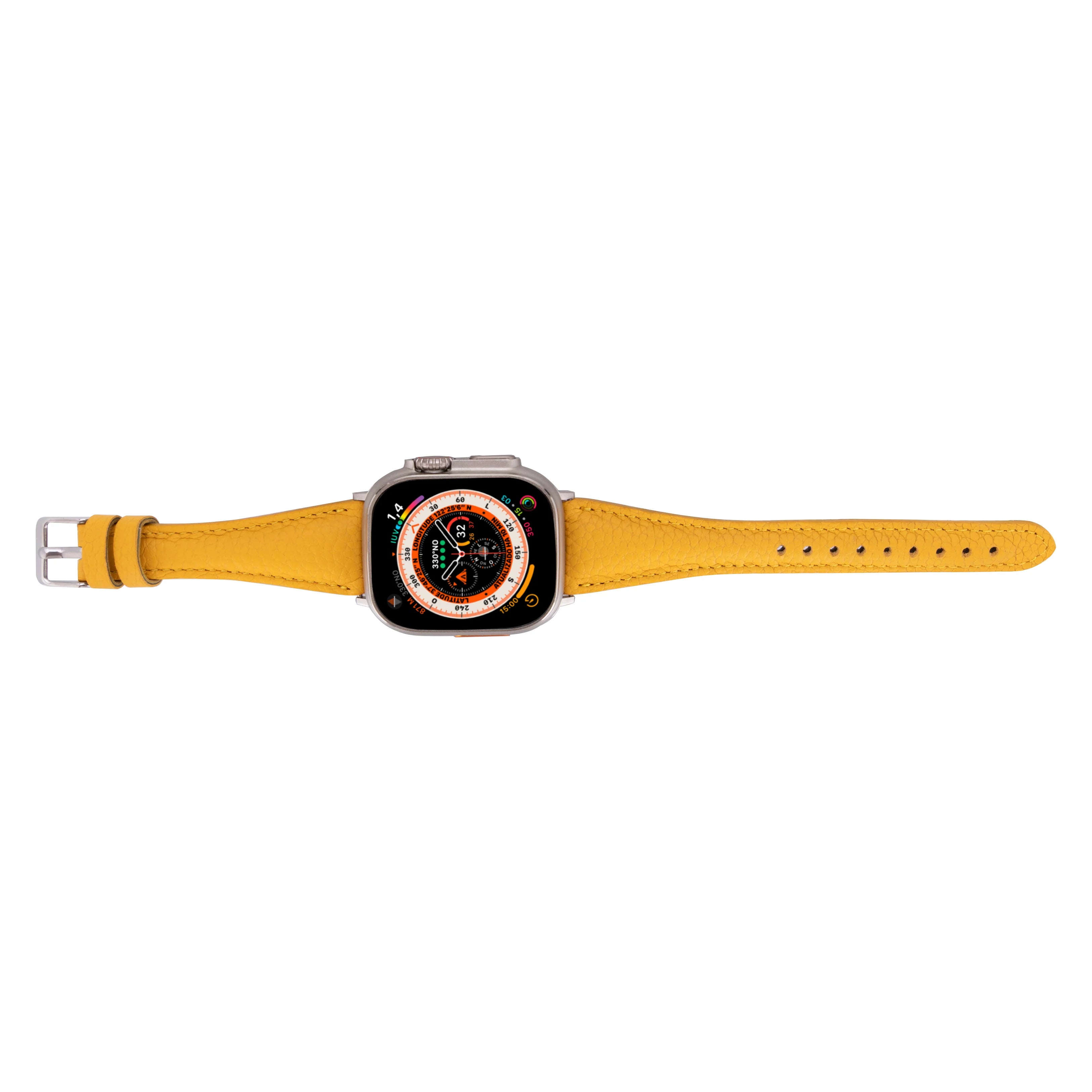 Classic Slim Style Genuine Leather Apple Watch Band