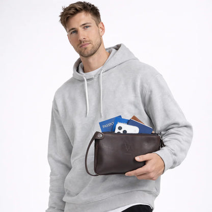 Carrera Valdiero Leather Men's Handbag